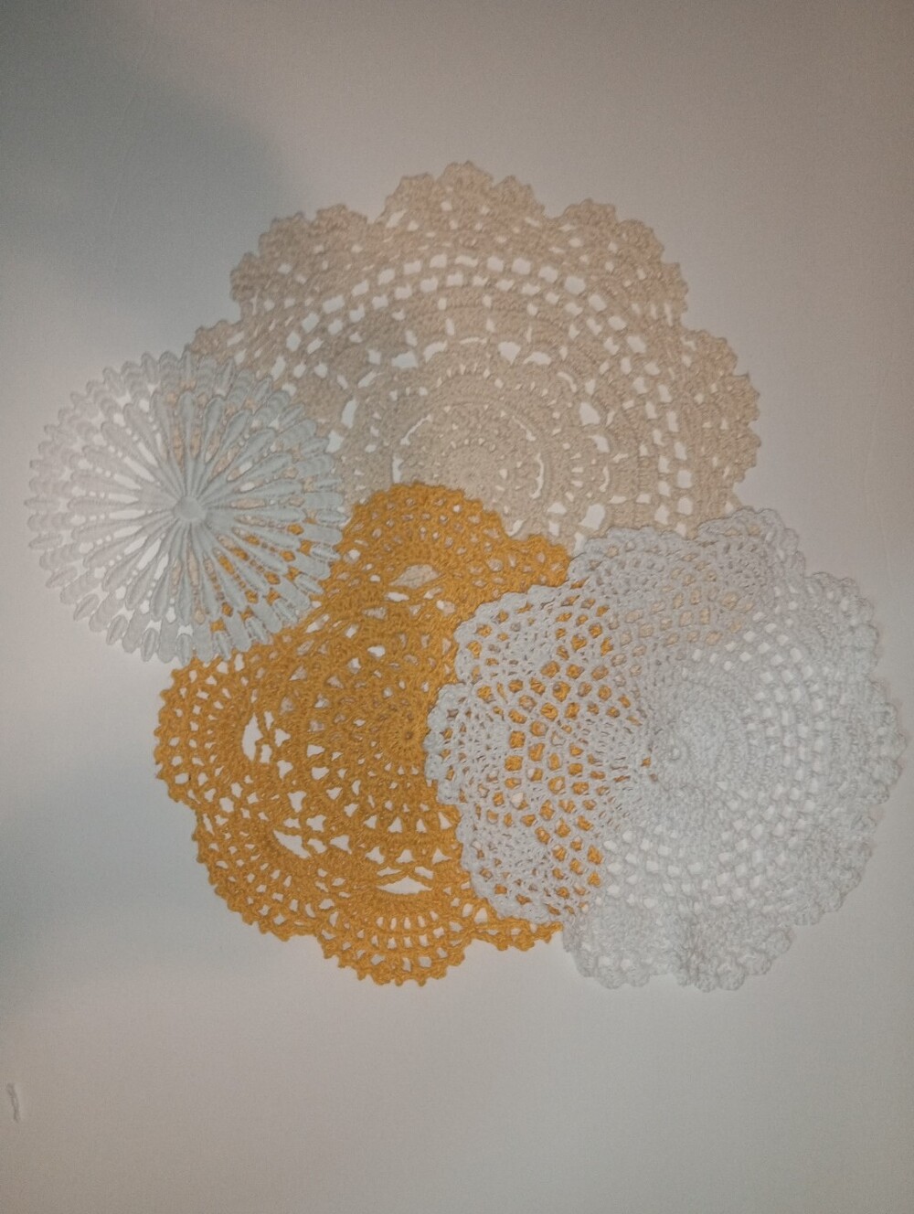 Doilies, Crochet Free-standing. Colors And Size Per Request Or Available.